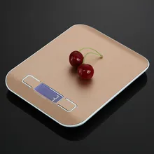 5 кг x 1 г из нержавеющей стали цифровые кухонные весы для пищевых продуктов диета приготовления Мера Инструмент 5000 г Электронный весовой баланс домашние весы