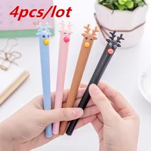 4 шт. милые моделирование кактусов гелевая ручка Канцелярия для учеников новинка подарок школьный материал канцелярские принадлежности