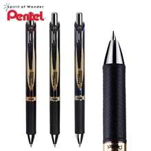 3 pièces japon Pentel étanche à séchage rapide gel stylo 0.5mm métal stylo pince à eau stylo BLP75 affaires bureau écriture papeterie 
