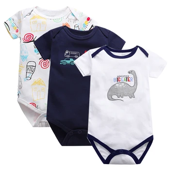 

Newborn Baby Rompers Clothing 3Pcs/Lot Infant Jumpsuits 100%Cotton Children Roupa De Bebe Girls&Boys Baby Clothes