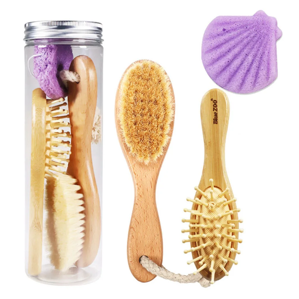 Konjac Face Bath Scrub Sponge Brush All Natural Cleaning Set For Baby Shower Brush Puffs All Natural Gentle Exfoliating