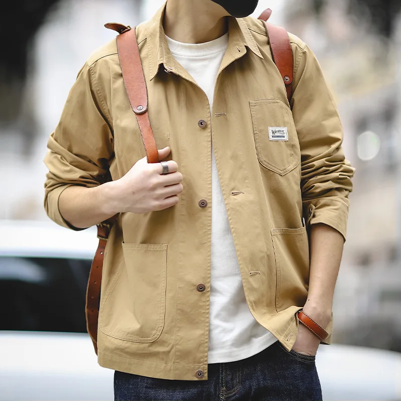 Maden Men’s Long Sleeve Lightweight Work Shirts Military Shirt Jacket Spring Autumn Button Down Workwear Shirts Maden Men’s Long Sleeve Lightweight Work Shirts Military Shirt Jacket Spring Autumn Button Down Workwear Shirts