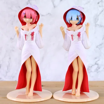 

Re:Life In A Different World From Zero Ram Rem Flower Wedding Ver. PVC Figure Model Toy Brinquedo