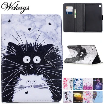 

Coque For Samsung Galaxy Tab S6 Lite Case 10.4 inch P610 P615 Cartoon Cat Leather Stand Cover For Samsung Tab S6 Lite Cover Case