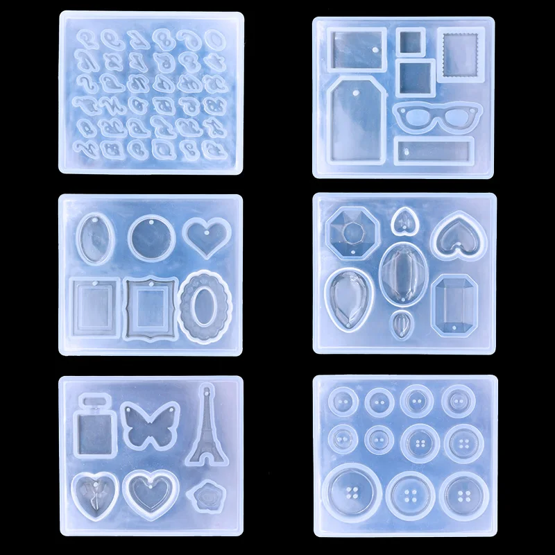 Силиконовая форма в виде капли с алмазами и драгоценными камнями для рукоделия |