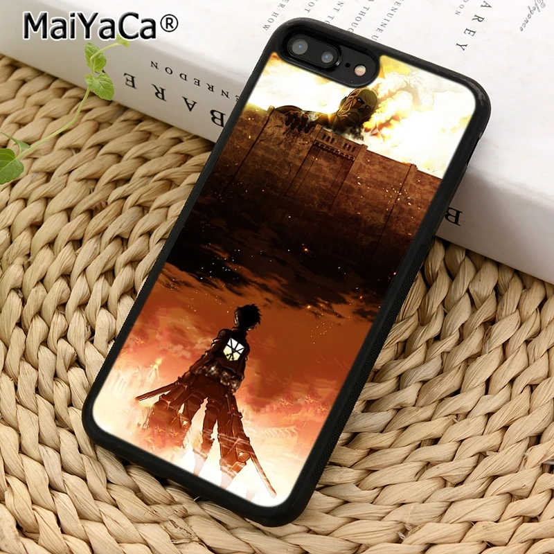 MaiYaCa Attack On Titan Manga shingeki no kyojin Phone Case for iPhones 6s 7 8 Plus X XR XS 11 12 13 Pro max samsung S8 S9 S10 | Мобильные