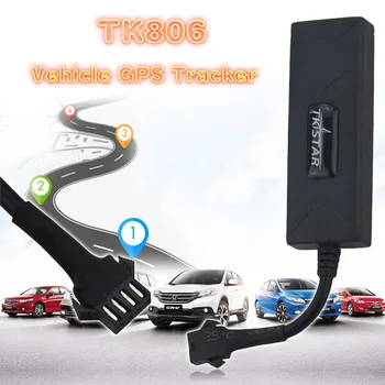 

GPS Vehicle Tracker TK806 with Overspeed/Shake/Remove Alarm Tracks ACC Alarm in Real Time Cut Off the oil and Power