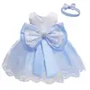 Newborn Clothes New Infant Baby Dress Baby Girl Lace 1st Year Birthday Party Princess Dress For Girls Wedding Dresses 3-24 Month 5