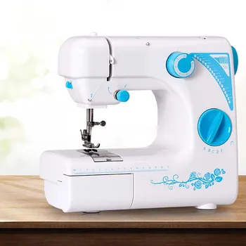

Sewing Machine Foot Press Mini Manual Portable Assistant 19 Stitches Household Multifunction Knitting Electrical DC Power LED