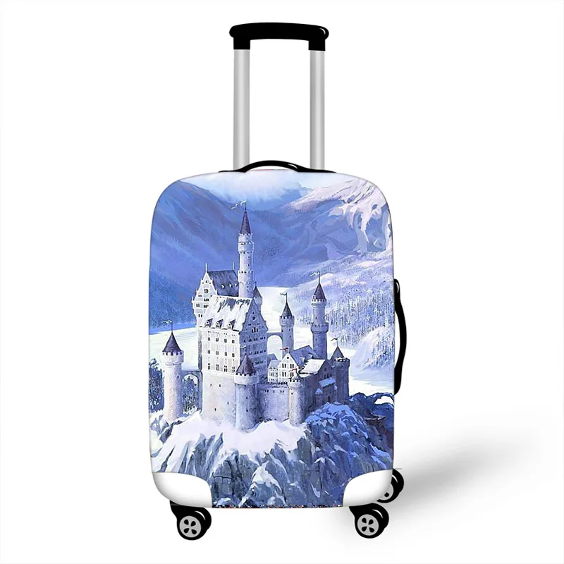 Мультяшный замок чемодан защитный чехол водонепроницаемый плотный эластичный женский чемодан чехол Apply18-32 Inche аксессуары для путешествий - Цвет: 2
