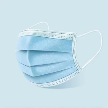 

Children 50 Pcs Disposable Mask 3 Ply Protective Non-woven Proof Flu Virus Elastic Soft Breathable Hygiene Safety Mouth Facemask
