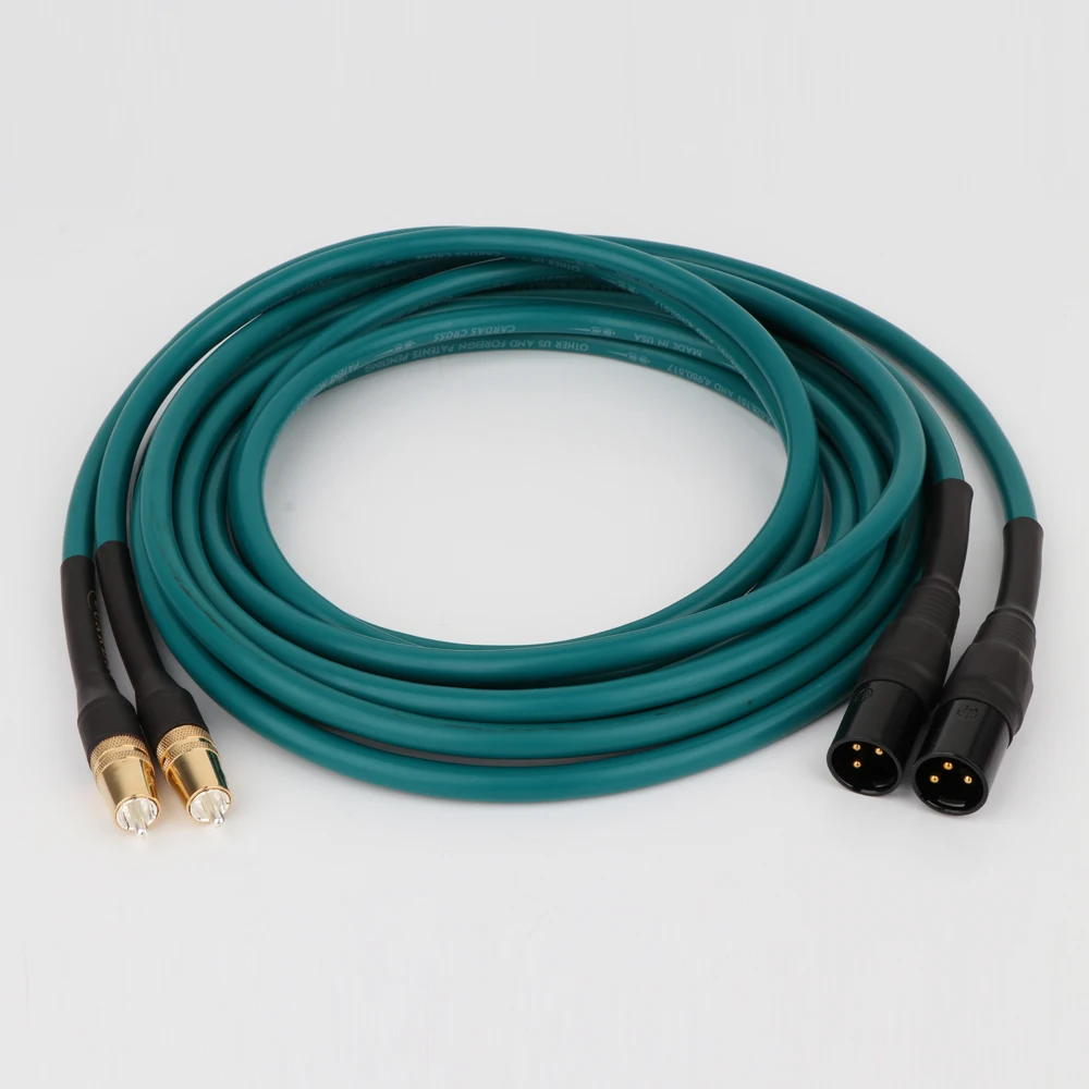 Fidelidade Cardas Rca para Xlr Fêmea Equilibrada Plugue Cabo de Áudio Cardas Cruz Áudio Amplificador cd Dvd Player Rca Cabo de Interconexão Alta
