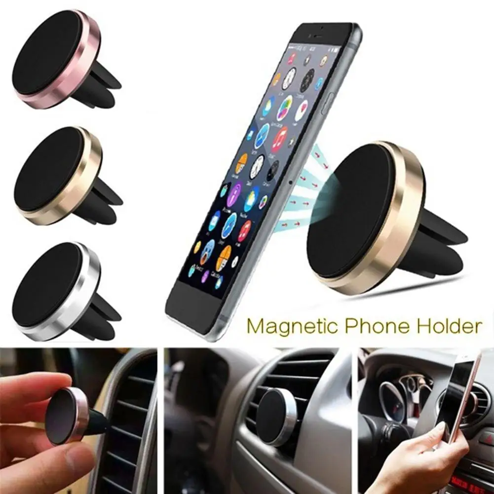 Universal Magnetic Car Mobile Phone Holder Bracket Air Vent Mount Stand Cradle Interior Accessories наклейки на авто автотовары