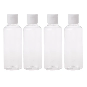 

100/75/50 ml Travel Makeup Empty Plastic Bottles Flip Cap For Liquid Lotion Cream