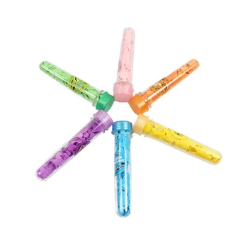 

Drop Ship&Wholesale New Portable Body Washing Hand Bath Test Tube Confetti Foaming Soap Slice Oct. 21