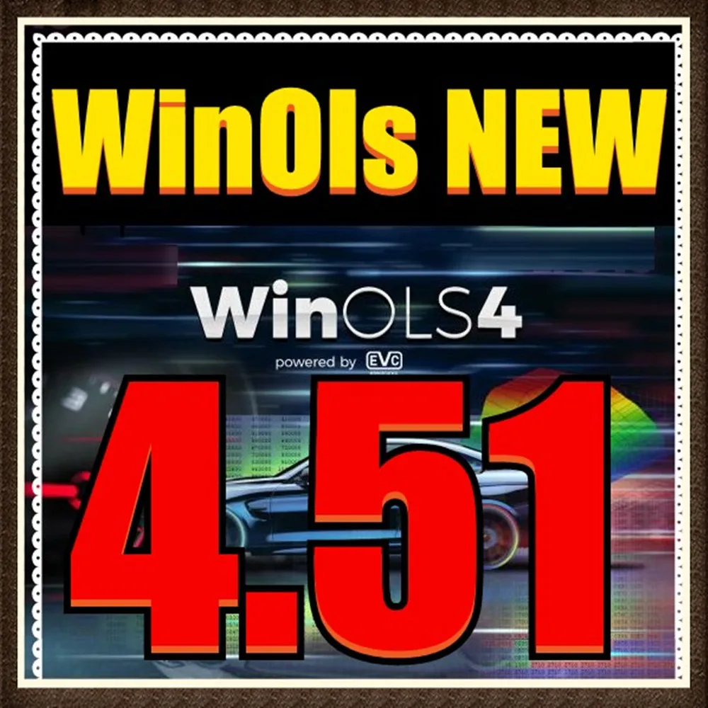 Новинка 2021 WinOLS 4 51 ОЗУ для чтения с плагинами програмное обеспечение настройки