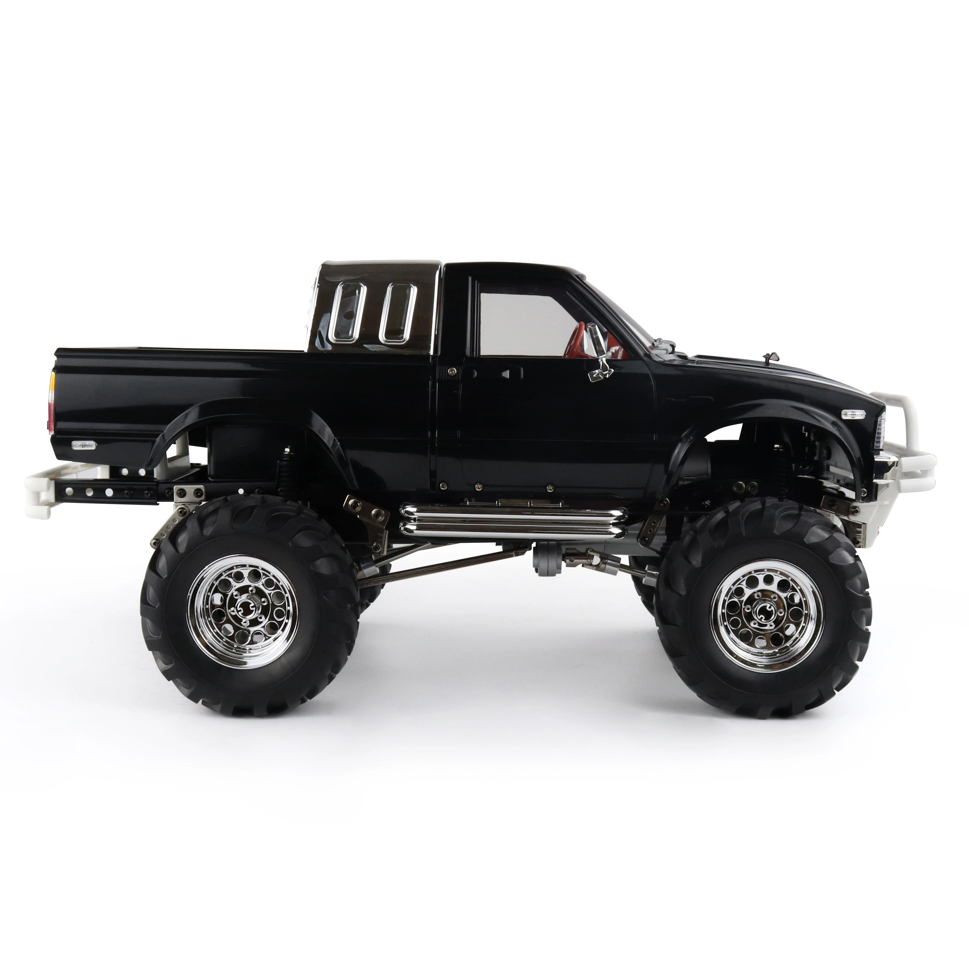 1/10 TOYATO Metal 4WD Pickup Truck Off Road Crawler 2.4G RC Alloy Car RTR KEYIGE HG-P407 3