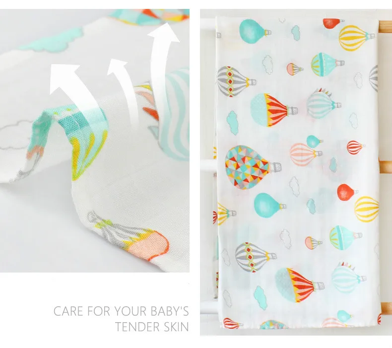 Bamboo Soft Baby Blanket For Newborn