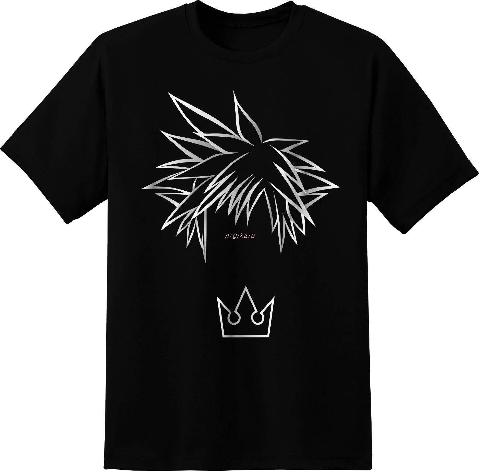 

T-SHIRT KINGDOM HEARTS SORA RIKU T-SHIRT JERSEY VIDEOGAME COSPLAY #3 Cool Casual pride t shirt men Unisex Fashion tshirt