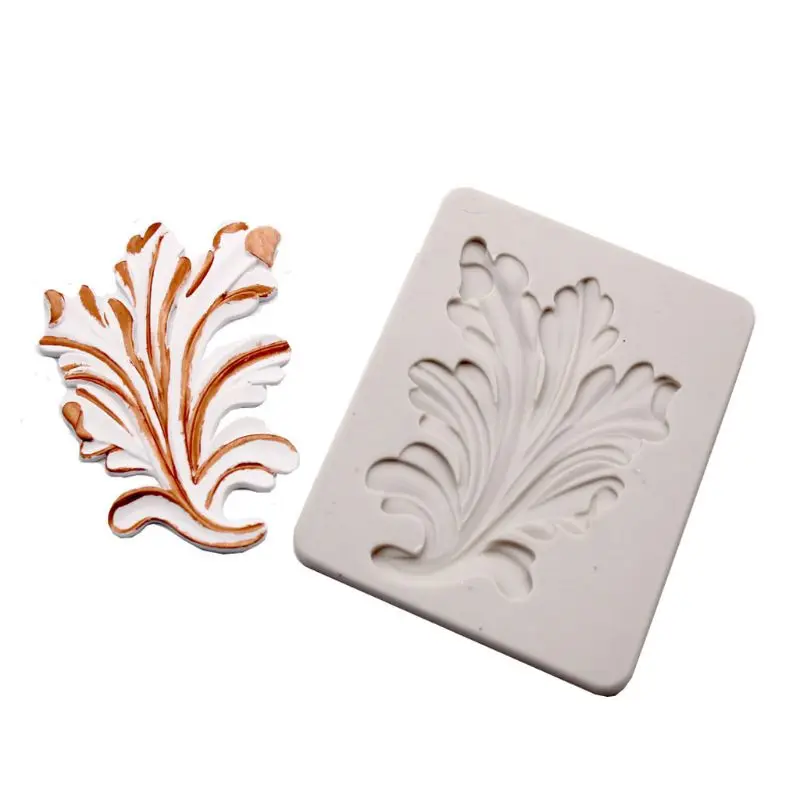 

3pcs/set Leaf Silicone Mold Sugarcraft Lace Mat Fondant Mould Cake Decoration Tool Gumpaste Chocolate Clay Mould Kitchen 72XF