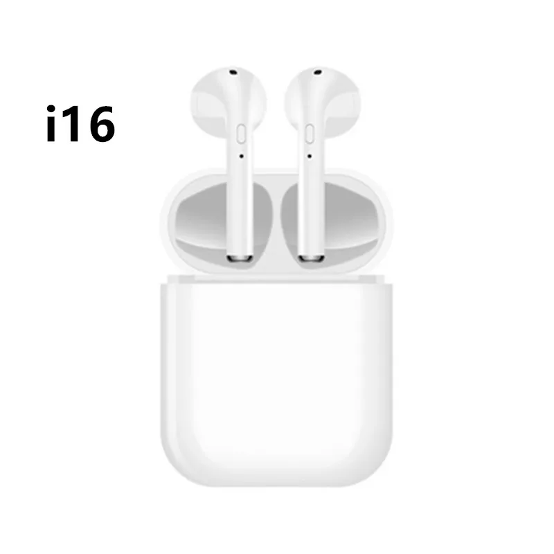 Горячая Распродажа i16 TWS 1:1 Bluetooth 5 0 наушники беспроводные с микрофоном зарядная