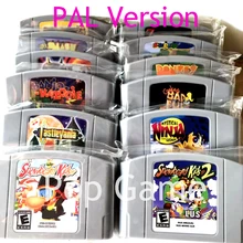 Сноуборд дети банджо Kazooie Tooie конкер плохой мех день английская карта для 64 бит PAL версия консоли