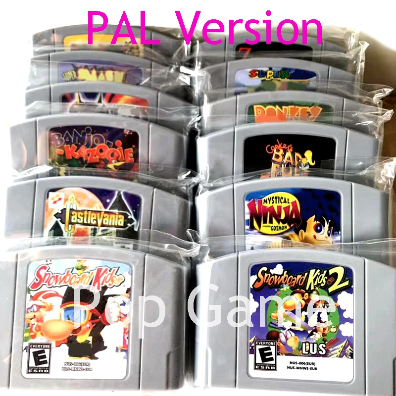 Детский сноуборд Banjo Kazooie Tooie Conker's Bad Fur Day английская карта для 64-битной консоли