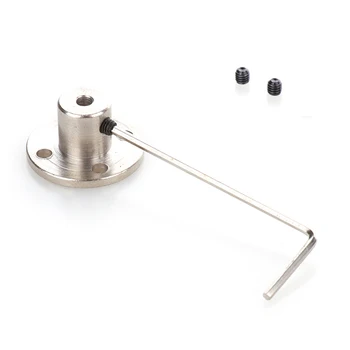 

4/5/6mm Rigid Flange Coupling Motor Guide Shaft Coupler Stable Motor Connector Shaft Wrench Screws Kit Reparing 10/20pcs/sets