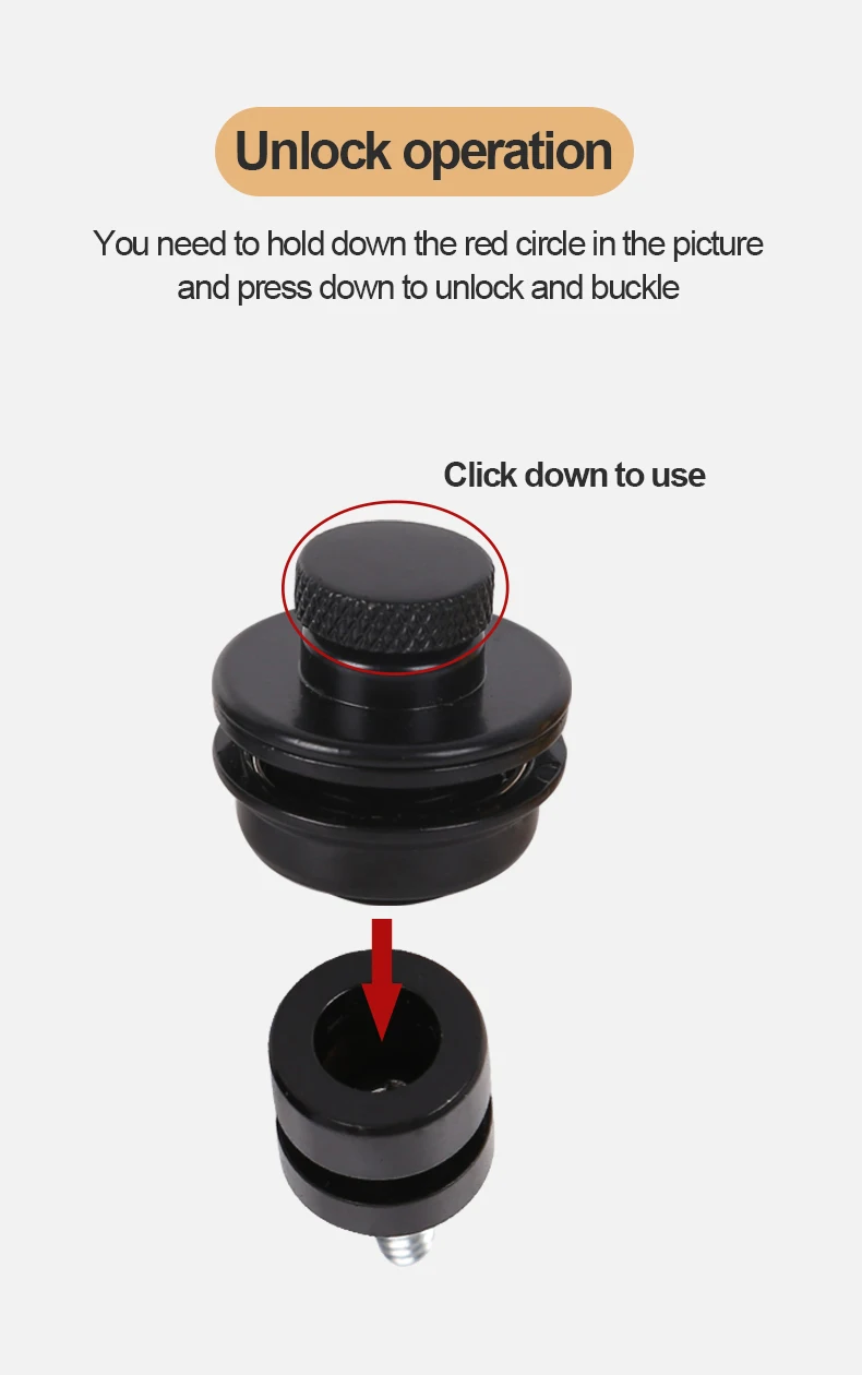 Sliding lock guitar strap nails Electroplating alloy Guitar strap non slip buckle Electric guitar strap anti slip tail studs