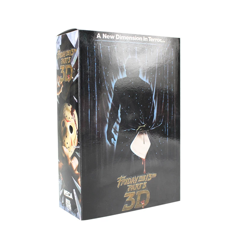 NECA Friday 13 часть 3 3D Джейсон Вурхиз фигурка Коллекционная модель игрушки новое измерение в терроре Джейсон Статуэтка из ПВХ