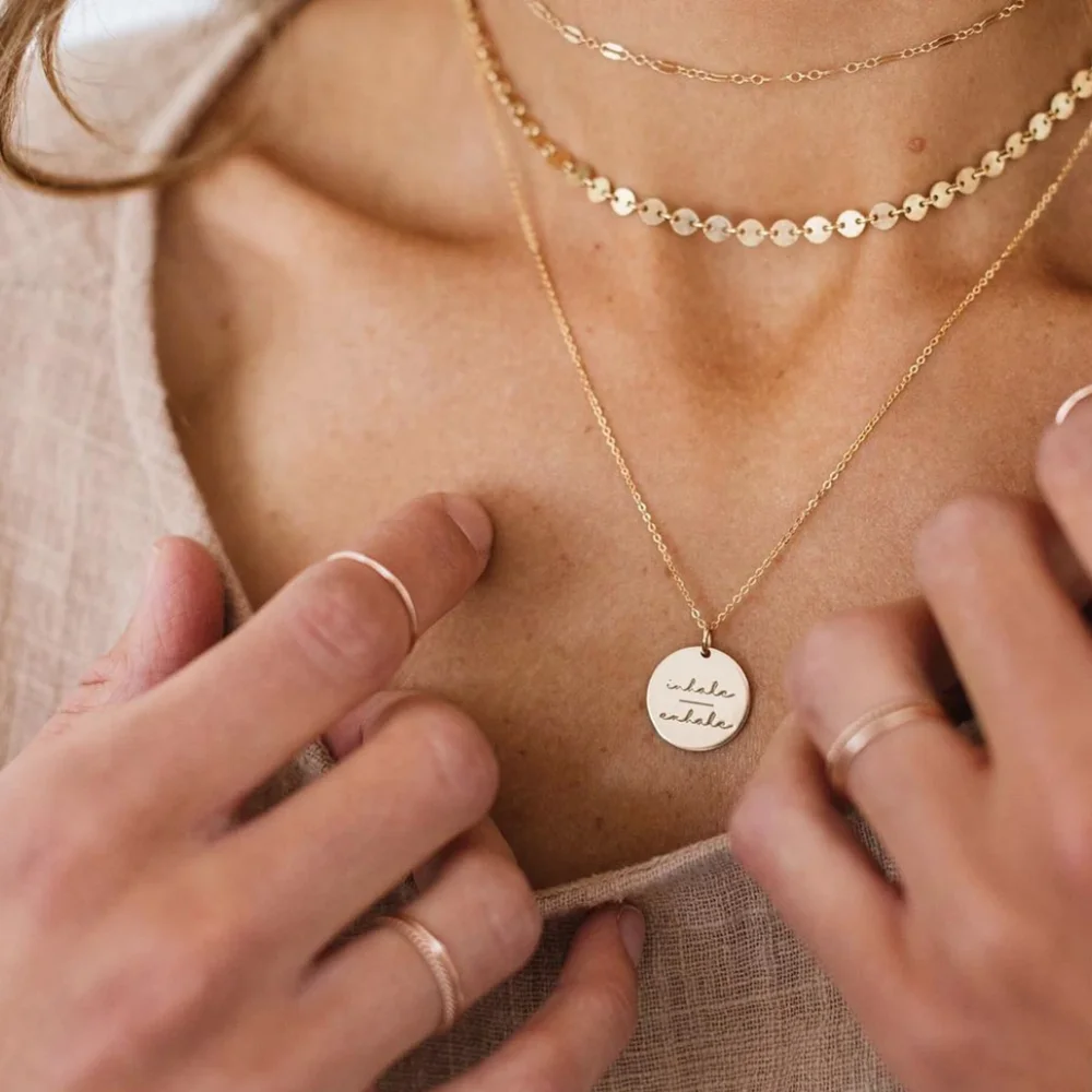 Delicate Mama Bear Inspired Necklace 
