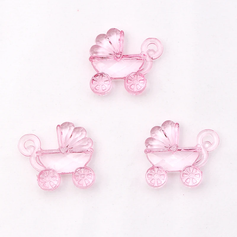 pink-30pcs 30 шт., розовые, синие, мини-коляски для малышей, для вечеринки в честь рождения, вечерние украшения для крещения, Подарочная коробка для торта - Цвет: pink-30pcs