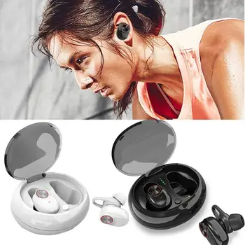 

Bluetooth Earphones Wireless TWS Earbuds 5.0 Stereo Noise Cancelling In-ear Headsets With Mic for iPhone and Android Phone