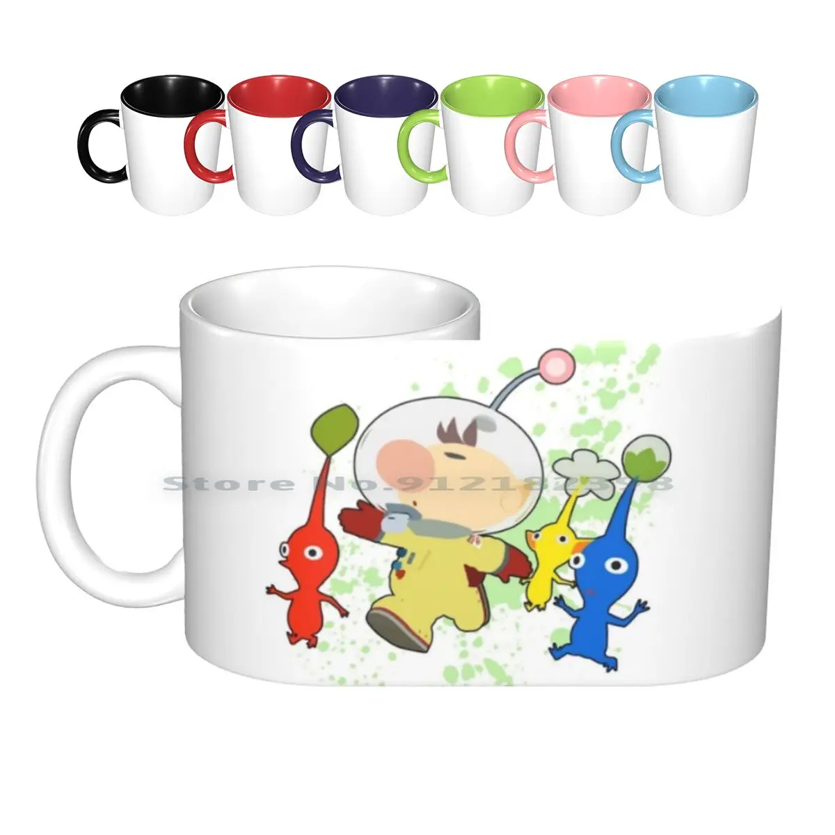 Olimar-Super Smash Bros Tazze In Ceramica Tazze Da Caffè Tazza Da Tè Al Latte Super Smash Bros Per Wii U Ssb Melee 3Ds Wii U Link Megaman