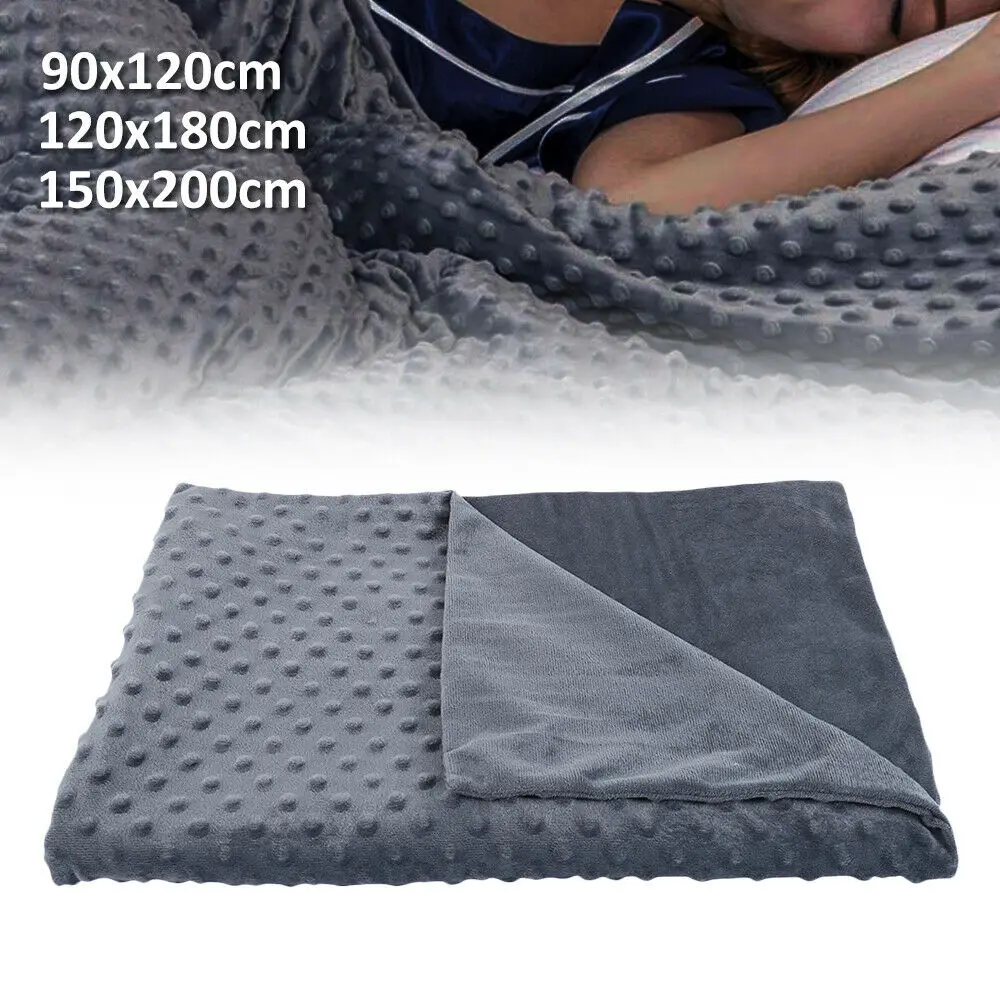 Winter Weighted Gravity Blanket Heavy Sensory Kid Adult Sleep Reduce Anxiety | Дом и сад