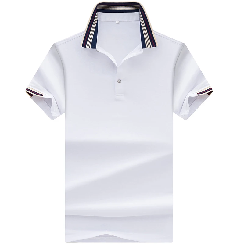 Хорошее Лето Высокое качество короткий рукав поло рубашка однотонный деловой брендовые рубашки поло VoguePoloshirts