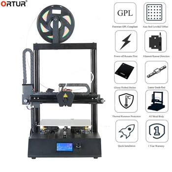 

Ortur 4 V2 3D Printer High-precision DIY Kit Self-assemble Imprimante 3d with Resume Printing Function Add 1KG Filament Optional