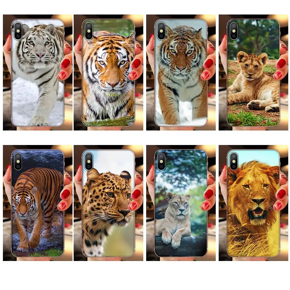 Tiger Lion Leopard African Steppe Soft Cell Case For Huawei Honor Mate 7 7A 8 9 10 20 V8 V9 V10 G Lite Play Mini Pro P Smart | Мобильные