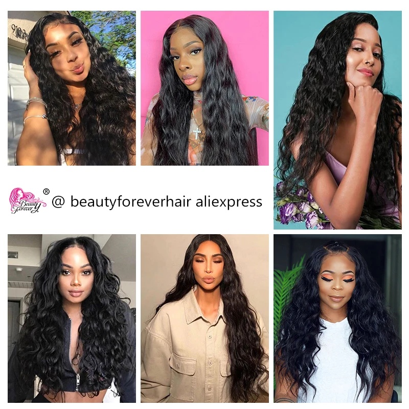 BEAUTY FOREVER 4 шт. прямые малайзийские волосы волнистые пряди натуральный цвет 100%