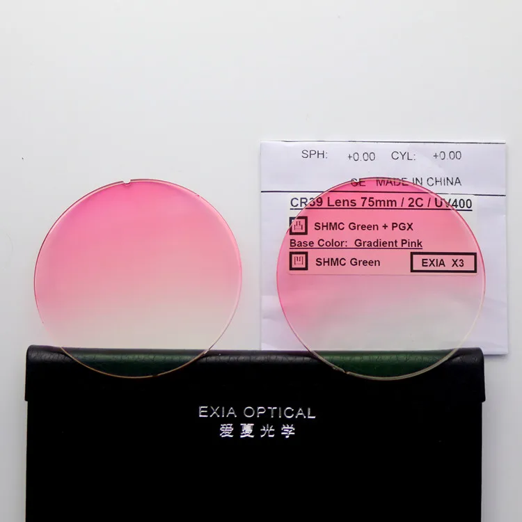Линзы для солнцезащитных очков фотохромные серые SHMC зеленые UV400 X серия EXIA