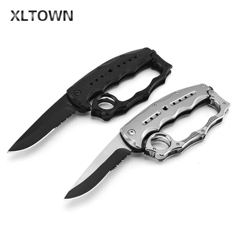 

XLTOWN Folding small knife multi-purpose glove shape outdoor knife camping self-defense tool knife stainless steel knife