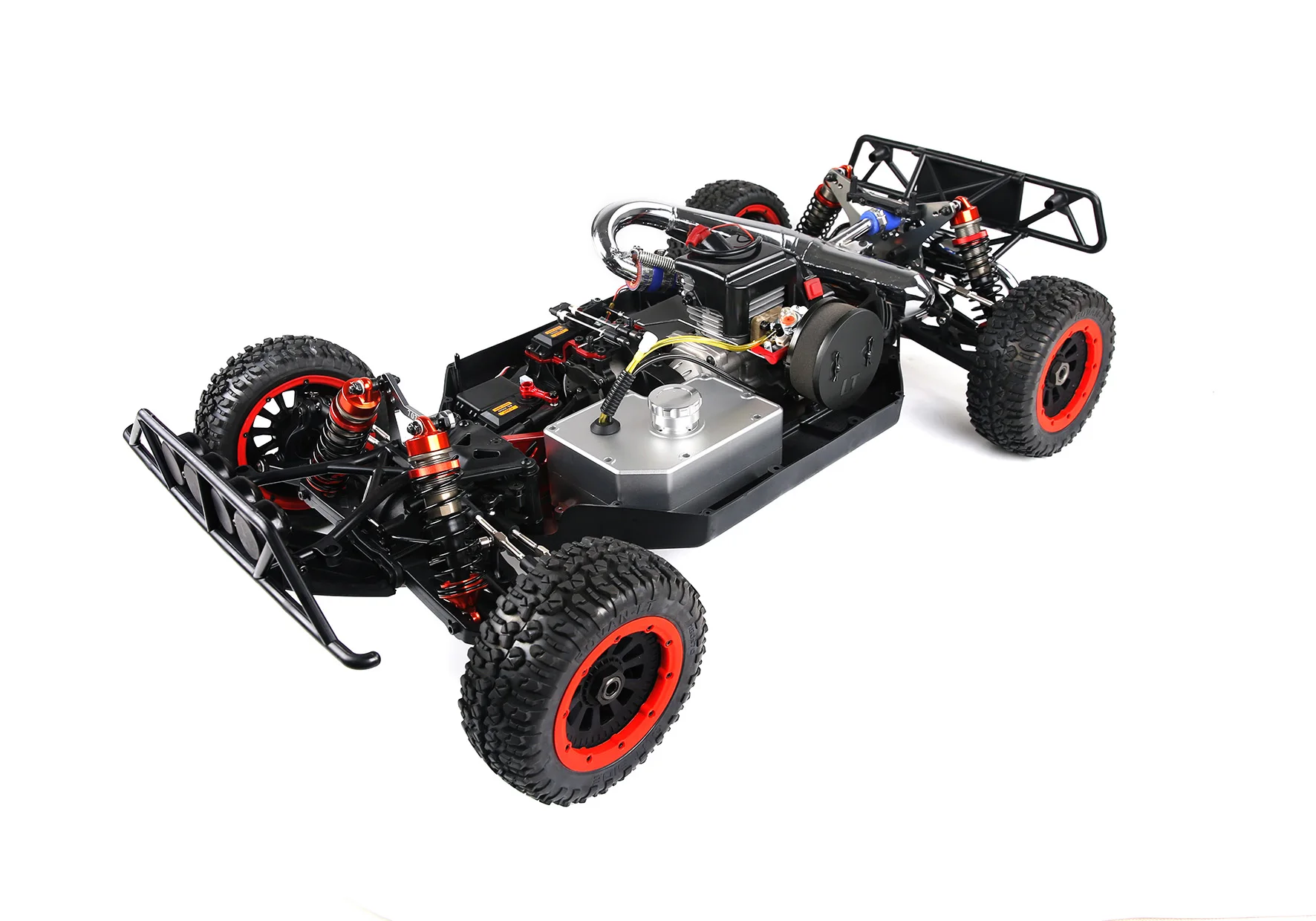 Металлический алюминиевый топливный бак с ЧПУ для 1/5 HPI ROFUN км BAJA Losi 5IVE-T ROVAN LT/V5 ROFUN F5 MCD RR5 XS-5 запчасти для грузовиков Rc