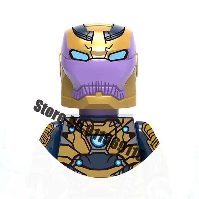 Superhero Iron Man Mark Building Blocks Bricks Tony Stark War Machine Ultron Action Figures Kids Toys Christmas Gifts H-X1214