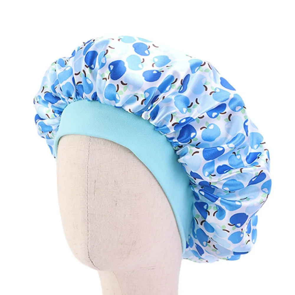 Print Women Polyester Silk Satin Bandage Adjustable Scrub Cap Sweatband Bouffant Hat Men Female Nurse One Size #4I28 (4)