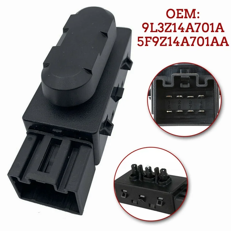DRIVER LEFT 6 Way Power Seat Switch 9L3Z14A701A 5F9Z14A701AA for Ford F150 F250 PSW5 | Автомобили и мотоциклы