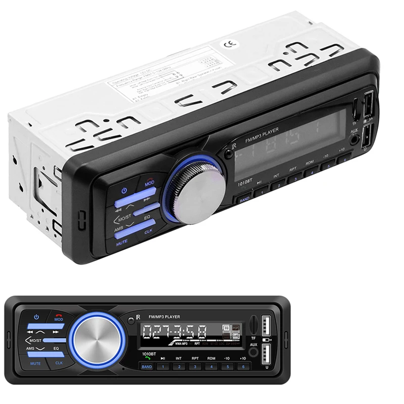 Bluetooth Автомобильный MP3-плеер автомобильный аудио Хост карта вставка U диск радио