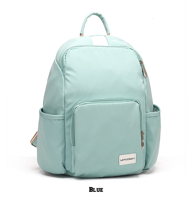 Blue Backpack LIKETHIS, Модный женский рюкзак, для отдыха, рюкзак, Повседневный, мульти карман, дорожная сумка, водонепроницаемый, школьный рюкзак через плечо, сумка - Цвет: Blue Backpack