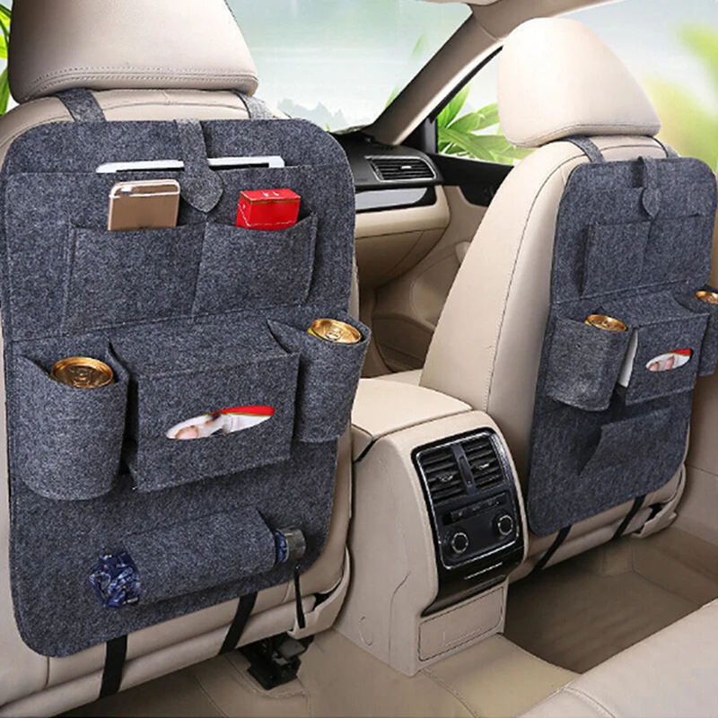 

1 Pcs Auto Car Seat Back Multi-Pocket Storage Container Car Seat Bag Organizer Holder Accessory Hanging Box