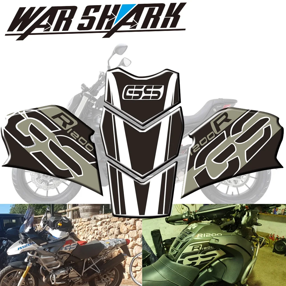 

For BMW R1200GS Adventure R 1200 GS 2005 -12 New type of Color paste Motorcycle Anti slip Tank Pad Sticker Protective stickers
