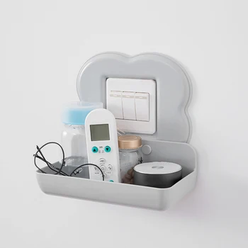 

Paste Type Mobile Phone Charging Bracket Kitchen Bathroom Rack Switch Sticker Home Convenient Decoration